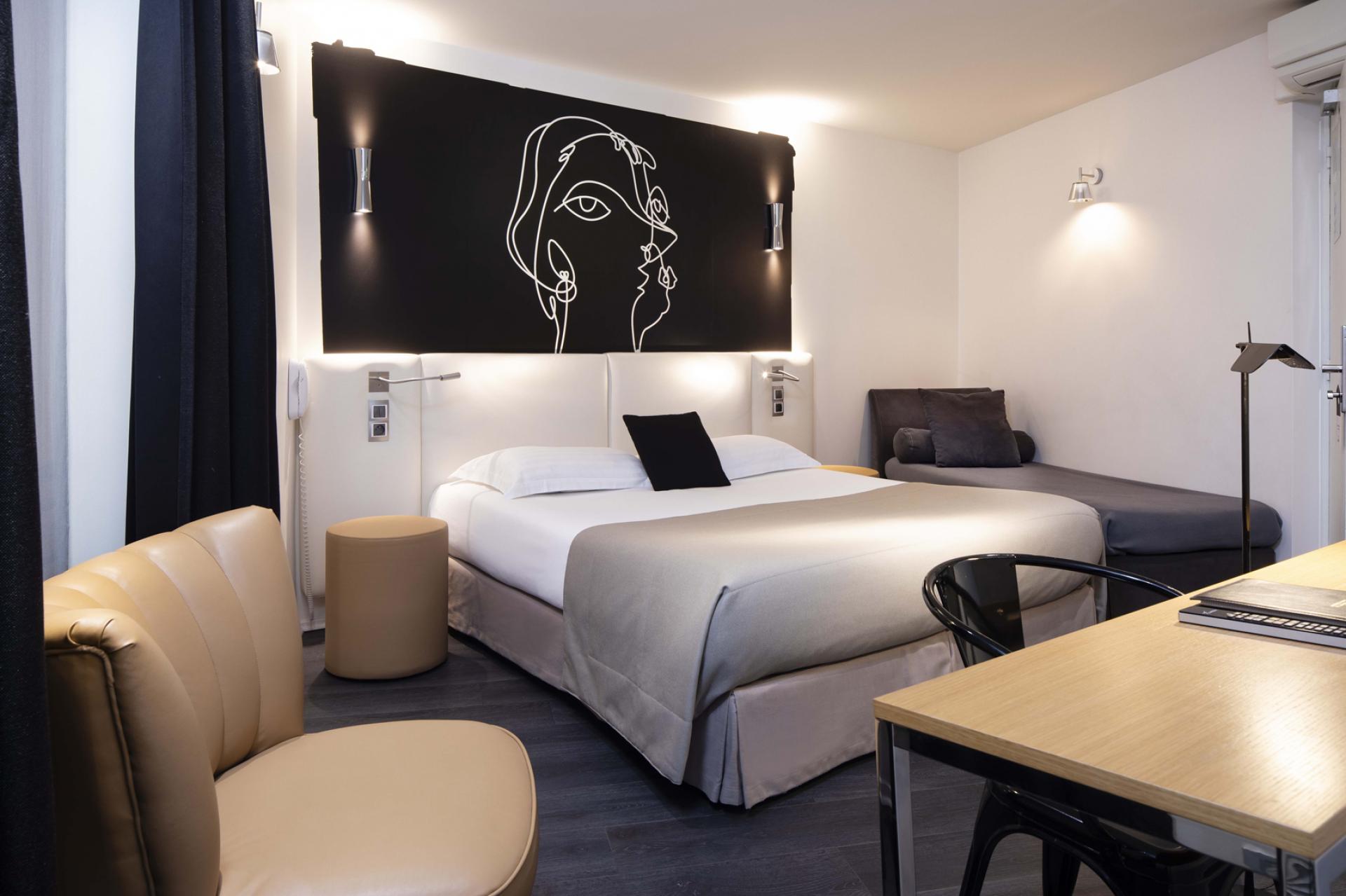 Hôtel Montparnasse Saint Germain - chambre