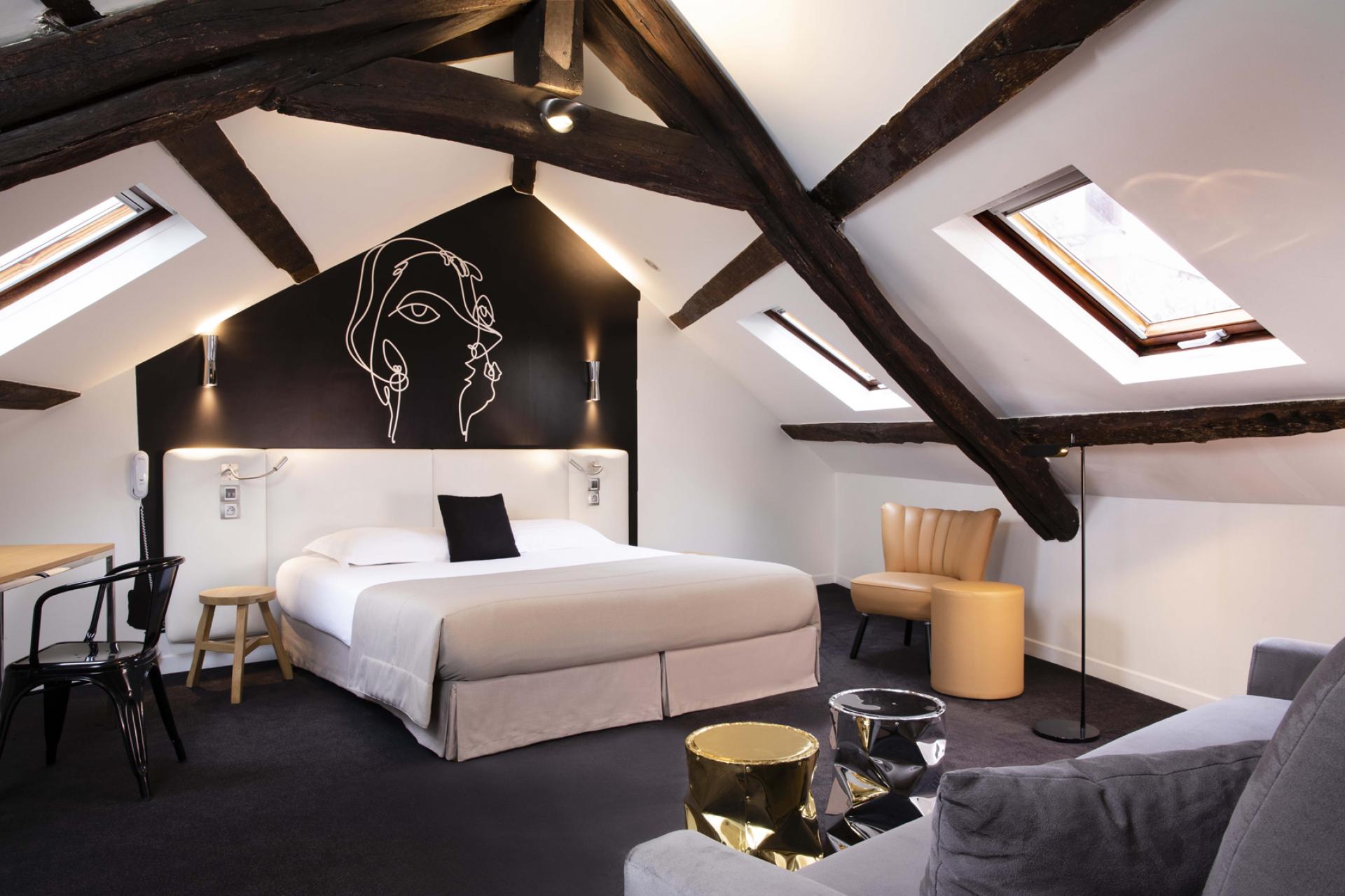 Hôtel Montparnasse Saint Germain - chambre