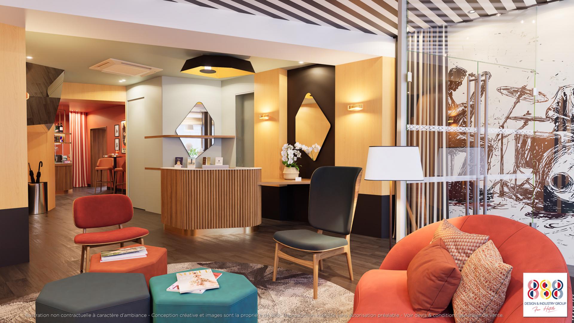 Hôtel Montparnasse Saint-Germain - réception
